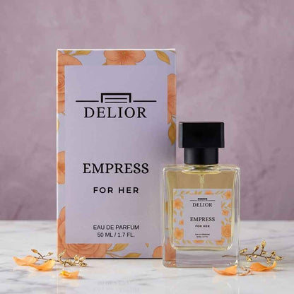 Empress perfume bottle close-up by Delior Fragrance